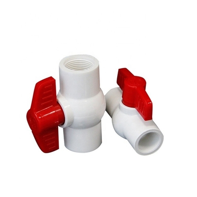 1 pulgada de PVC válvula de bolas para el suministro de agua energía hidráulica OEM personalización soportada