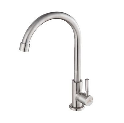 calidad  CLASSIC Style Kitchen Faucet Deck Mounted with 360 Degree Rotation and Stainless Steel fábrica