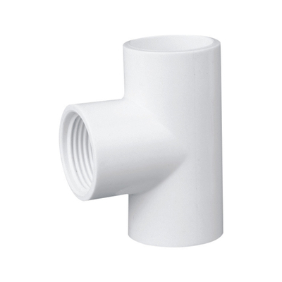Accesorios de tuberías de PVC de color blanco para baño y moldeo personalizado