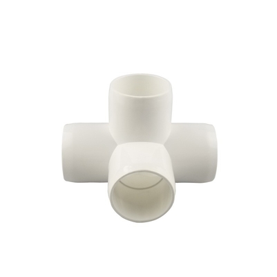 Accesorios de tuberías de PVC de color blanco para baño y moldeo personalizado