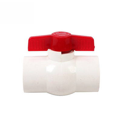 Estándar de espesor de 2 pulgadas de plástico doble Unión verdadera válvulas de bolas de PVC con manija ABS