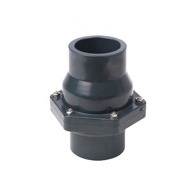 Válvula de verificación de bola de PP para bomba de pozo de alta presión Material de plomería 1/2 &quot;-4&quot; Color gris