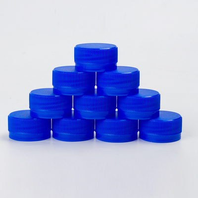 Tipo de metal de aluminio a prueba de pilfer 48 mm de plástico de cuello de tornillo tapa para agua o botellas de refresco