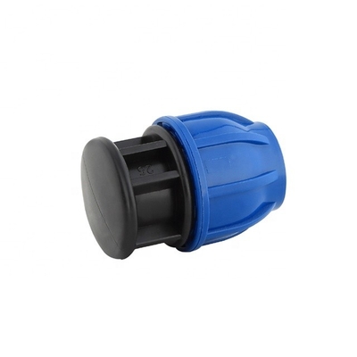 Estándar de espesor y presión PN10 de los accesorios de compresión de PP para conectores de tuberías de HDPE