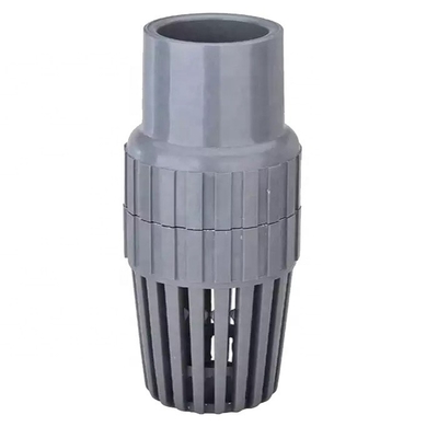 1.0MPA Presión de 4 pulgadas de válvula de pie UPVC para un rendimiento de bombeo duradero