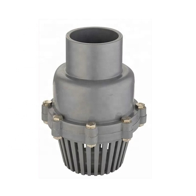 1.0MPA Presión de 4 pulgadas de válvula de pie UPVC para un rendimiento de bombeo duradero