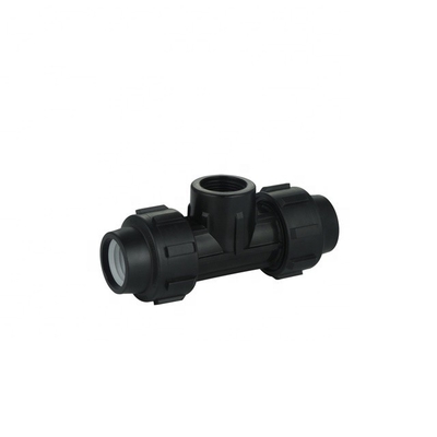 20-110MM BSPT Thread HDPE 1.1/2 pulgadas PP ajuste de compresión para riego agrícola