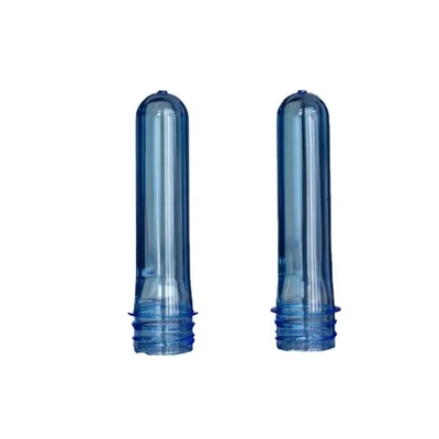 Fabricación de preformas de PET azul oscuro de 32 mm para la fabricación de botellas de agua en grandes cantidades