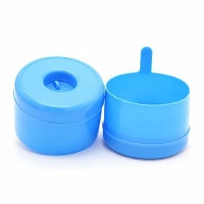 5 galones 20 litros de preforma PET Botella de plástico tapas con diseño azul oscuro y gran volumen