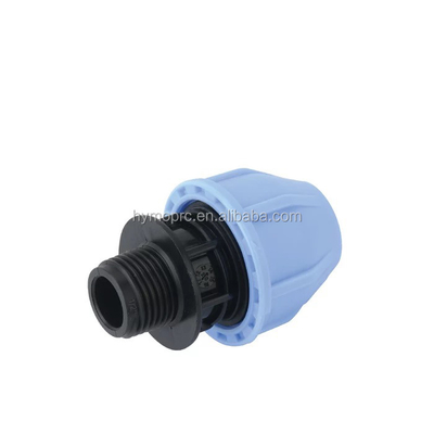 Acoplamiento de compresión de HDPE PP de tipo italiano de 20-110MM acoplamiento igualitario para tubos de suministro de agua y riego