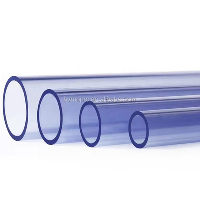 Suministro de agua PVC-U tubo transparente en 3/4 pulgadas con estándar ASTM DIN de OEM