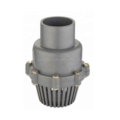 OEM/ODM servicio de válvula produce PVC 4 pulgadas válvula de pie de bola para el suministro de agua en 1/2 &quot;-4