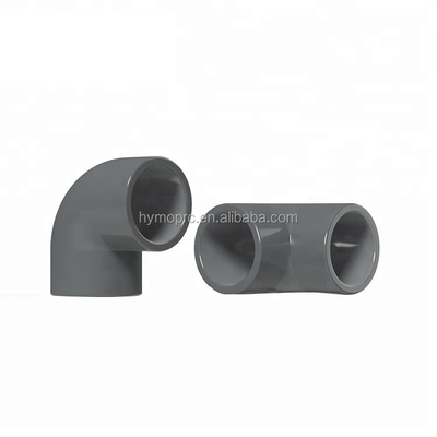 Muestra Sí Filamento BSPT UPVC Pipe Fitting 1/2 PVC Conector de codo para y sanitario