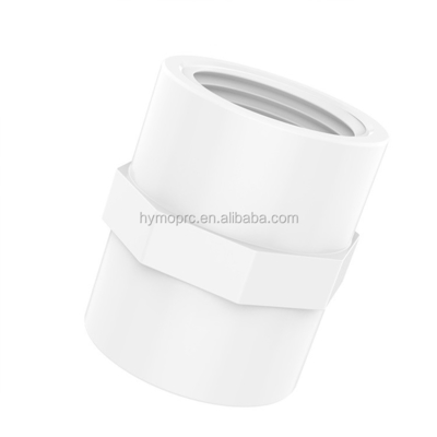 Materiales sanitarios de plomería PVC conector de agua Lista 40 PVC accesorios de tubería 3/4 pulgadas