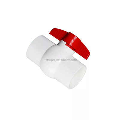 DIN estándar de longitud estándar de 1 pulgada de PVC Compacto de válvula de bolas de moldeo de servicio Muestra gratuita