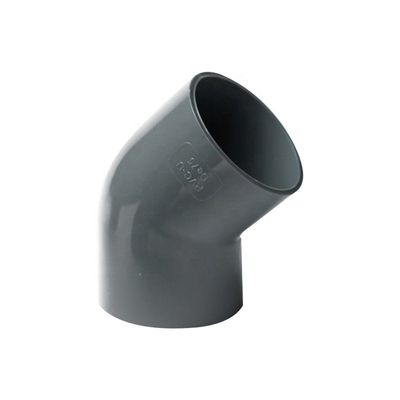 Fittings de tuberías de PVC estándar DIN de fácil instalación de 20 mm-400 mm para el suministro de agua