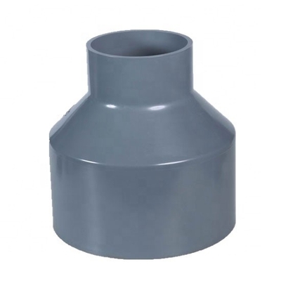 Fittings de tuberías de PVC estándar DIN de fácil instalación de 20 mm-400 mm para el suministro de agua