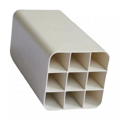 Conexión de pegamento de la cabeza cuadrada PVC de la red de tubería 150 * 100mm con forma rectangular personalizada