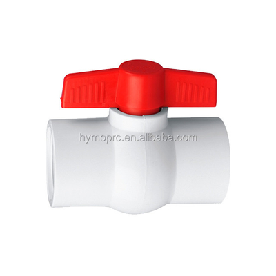 Válvula de bolas de PVC profesional DN50 para el control en el proceso de fabricación de plásticos de Sri Lanka