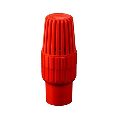 1 pulgada de PVC de pie válvula de color rojo válvula de bola con color gris blanco por los líderes de la industria