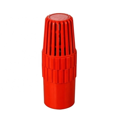 1 pulgada de PVC de pie válvula de color rojo válvula de bola con color gris blanco por los líderes de la industria
