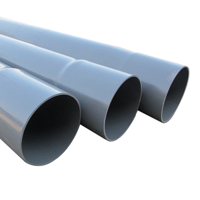 Conexión de pegamento 8 pulgadas PVC tubo de drenaje para agua de plástico de gran diámetro y drenaje
