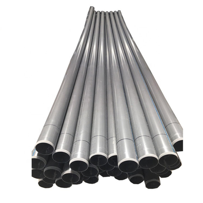 Conexión de pegamento 8 pulgadas PVC tubo de drenaje para agua de plástico de gran diámetro y drenaje