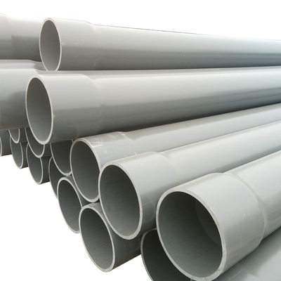 Conexión de pegamento 8 pulgadas PVC tubo de drenaje para agua de plástico de gran diámetro y drenaje