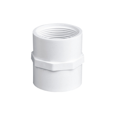 Tipo de hilo del tubo de PVC de espesor estándar para piscina Cabeza redonda blanca NPT BSP BSPT
