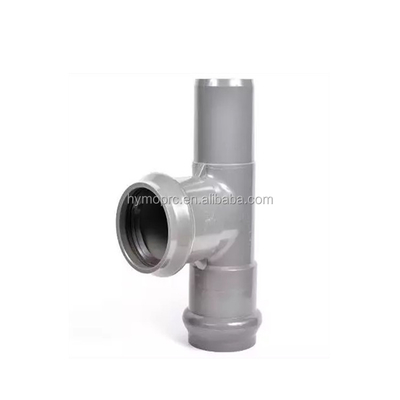 Fittings y conectores de tuberías de PVC OEM fabricados con unión de caucho según la norma DIN