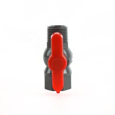 Válvula de bolas de plástico de PVC/UPVC para válvulas de bolas Categoría de longitud estándar Fabricada