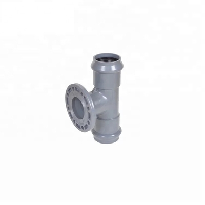 Fittings de tuberías de agua de PVC de plástico de 110 mm para necesidades de suministro de agua