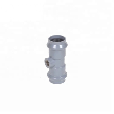 Fittings de tuberías de agua de PVC de plástico de 110 mm para necesidades de suministro de agua