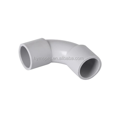 Servicio de moldeo personalizado para tuberías y accesorios de PVC de color blanco en el estándar DIN