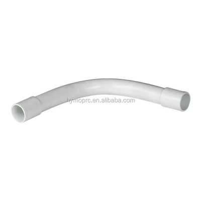 Servicio de moldeo personalizado para tuberías y accesorios de PVC de color blanco en el estándar DIN