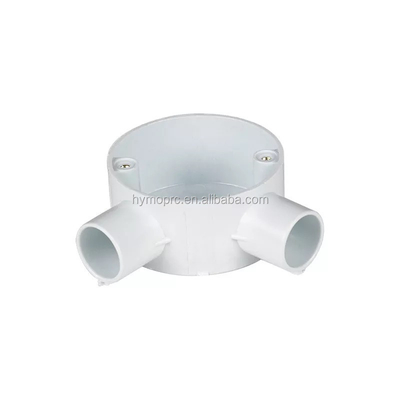 Servicio de moldeo personalizado para tuberías y accesorios de PVC de color blanco en el estándar DIN