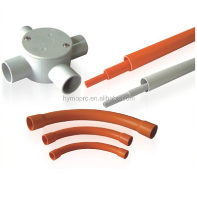 Servicio de moldeo personalizado para tuberías y accesorios de PVC de color blanco en el estándar DIN