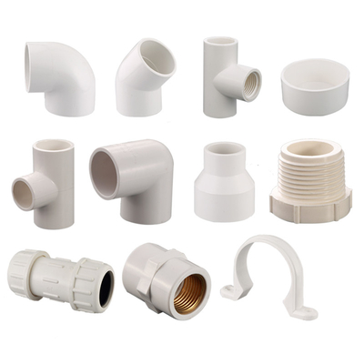 Fittings de tuberías de conector de codo de 4 vías ASTM PVC para tuberías de PVC SCH40 1/2&quot;-12&quot; de espesor