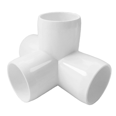 Fittings de tuberías de conector de codo de 4 vías ASTM PVC para tuberías de PVC SCH40 1/2&quot;-12&quot; de espesor