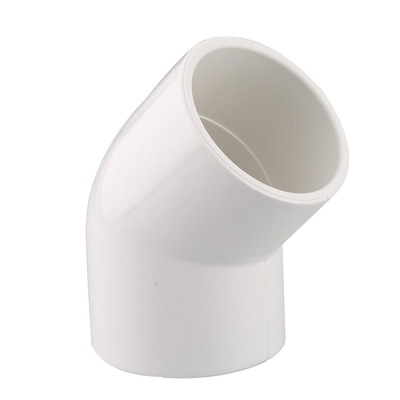 Peluquerías de tubería de PVC de color blanco ASTM D1785 Estándar de 3 vías para tubos de codo para OEM