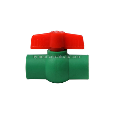 Válvula de bola de unión PPR de 32 mm fabricada por PPR Valve y estándar ASTM/DIN/ASNZ/JIS OEM