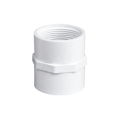 Fittings de tuberías de PVC blancas de 2 pulgadas para el suministro de agua y duraderos