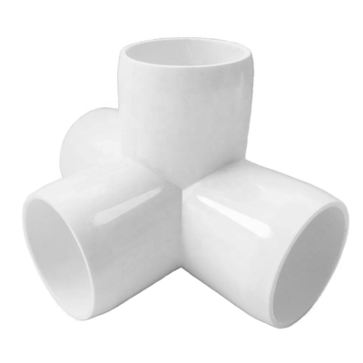 Fittings de tuberías de PVC blancas de 2 pulgadas para el suministro de agua y duraderos