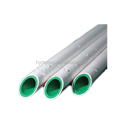 Fittings de tuberías de PPR de material compuesto verde competitivo para tuberías longitud 5.8M 20mm-400mm