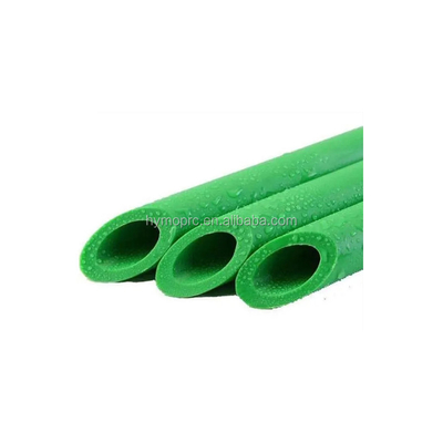 Fittings de tuberías de PPR de material compuesto verde competitivo para tuberías longitud 5.8M 20mm-400mm