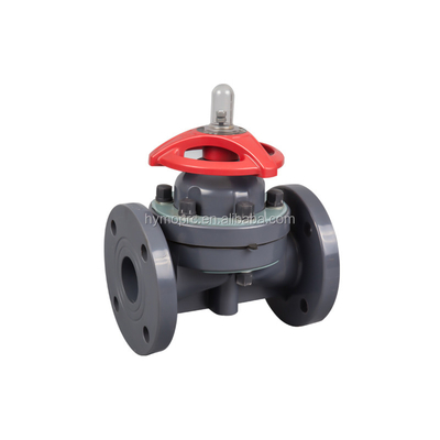 PPH ASTM DIN Estándar 4 pulgadas de plomería sanitaria del tanque de fondo de la válvula de solenoide diafragma CPVC