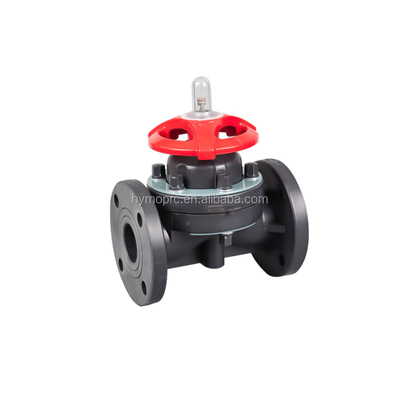 PPH ASTM DIN Estándar 4 pulgadas de plomería sanitaria del tanque de fondo de la válvula de solenoide diafragma CPVC