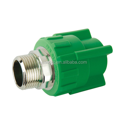 Pintura de plástico de latón de inserción de tuberías PPR Accesorios de tuberías Codo para la distribución de agua de 20 mm-400 mm
