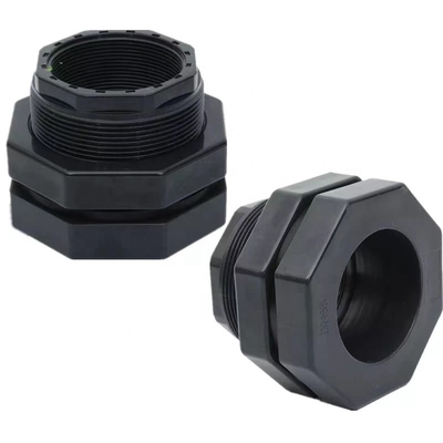 Conector de tanque de PVC de longitud estándar de 90 mm para instalaciones sanitarias de tuberías de suministro de agua