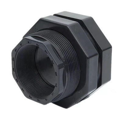 Conector de tanque de PVC de longitud estándar de 90 mm para instalaciones sanitarias de tuberías de suministro de agua